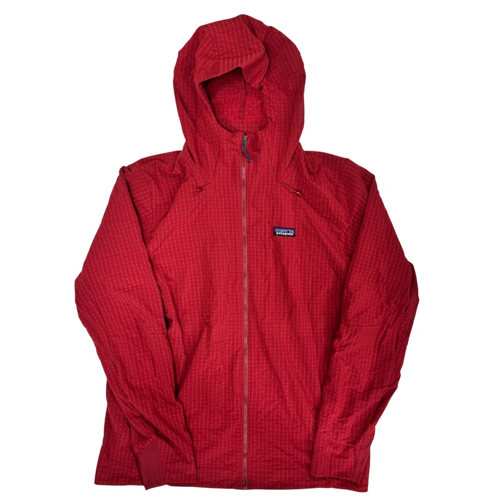 Patagonia R1 TechFace Hoody Mens Large Wax Red Full Zip Jacket
